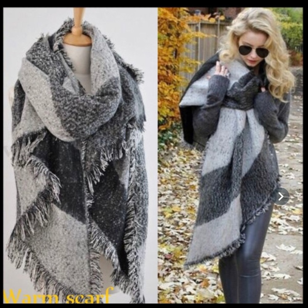 Scarf Winter Wool Cashmere🍂